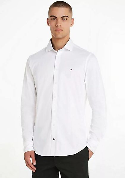 Tommy Hilfiger TAILORED Langarmhemd CL JERSEY SOLID SF SHIRT (1-tlg) mit ei günstig online kaufen