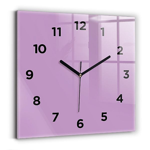 Tulup Wanduhr Glasuhr Modernistische Glaswanduhr 30x30cm günstig online kaufen