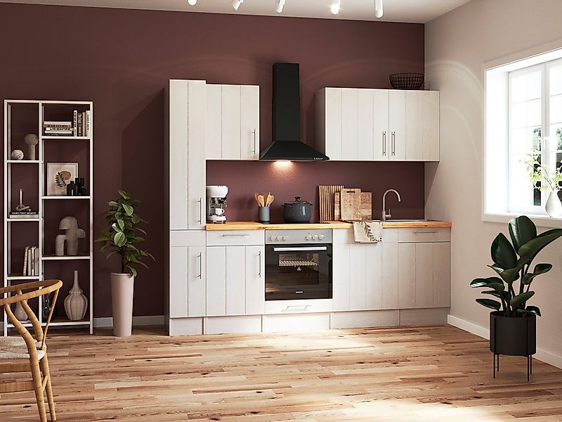 RESPEKTA Küchenzeile Anton, Breite 250 cm, mit Soft-Close, in exklusiver Ko günstig online kaufen