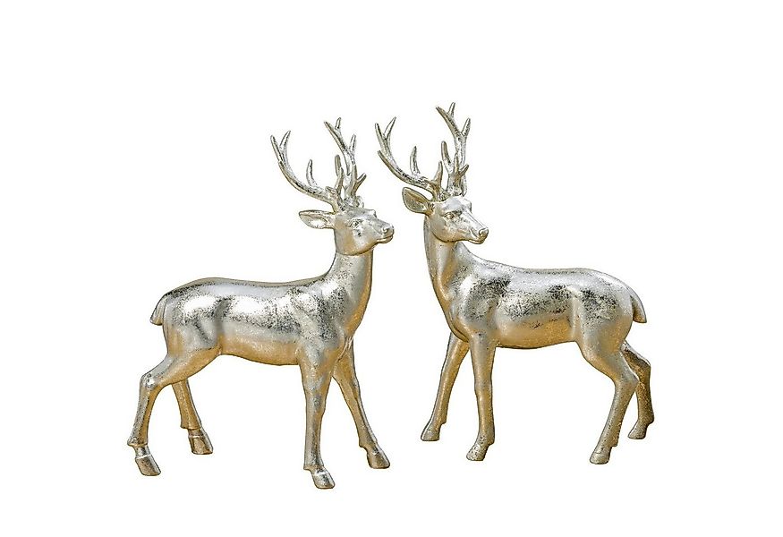 BOLTZE GRUPPE GmbH Weihnachtsfigur Dekofigur Tobin Hirsch stehend mit Gewei günstig online kaufen