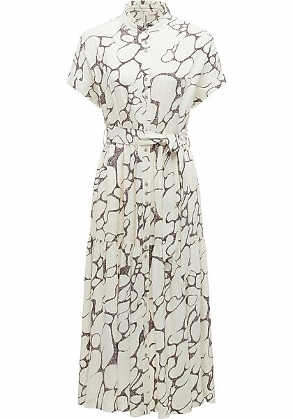 Ragwear A-Linien-Kleid "Liora Print" 1 tlg. Ohne Taschen Wadenlanges Kurzar günstig online kaufen