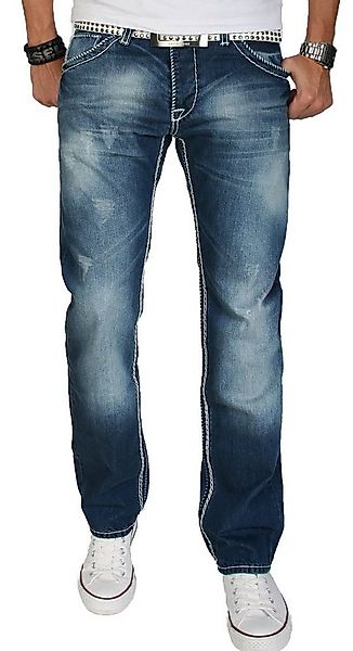 Alessandro Salvarini Straight-Jeans A. Salvarini Herren Designer Jeans Hose günstig online kaufen