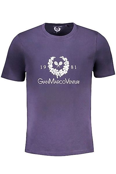 GIAN MARCO VENTURI T-Shirt Herren Kurzarm-T-Shirt Blau, Rundhals, Modernes günstig online kaufen