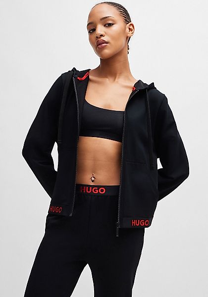 HUGO Sweatjacke SPORTY LOGO_JACKET mit Kordel günstig online kaufen