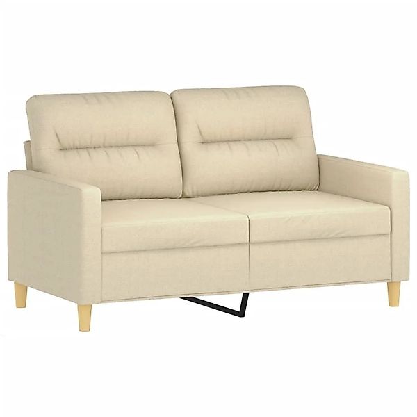 vidaXL 2-Sitzer-Sofa Creme 120 cm Stoff 359229 günstig online kaufen