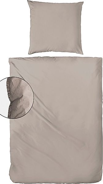 Primera Bettwäsche Primera Stone-Washed Flanell, Flanell, 2 teilig, Bettwäs günstig online kaufen