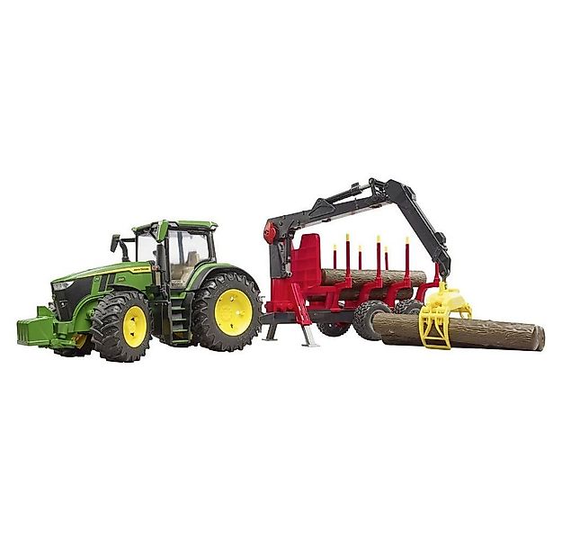 Bruder® Spielzeug-Traktor John Deere 7R 350, Rückeanh.+B.Stämmen 3154 günstig online kaufen
