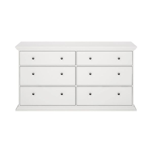 ebuy24 North Kommode 6 Schubladen Weiß günstig online kaufen