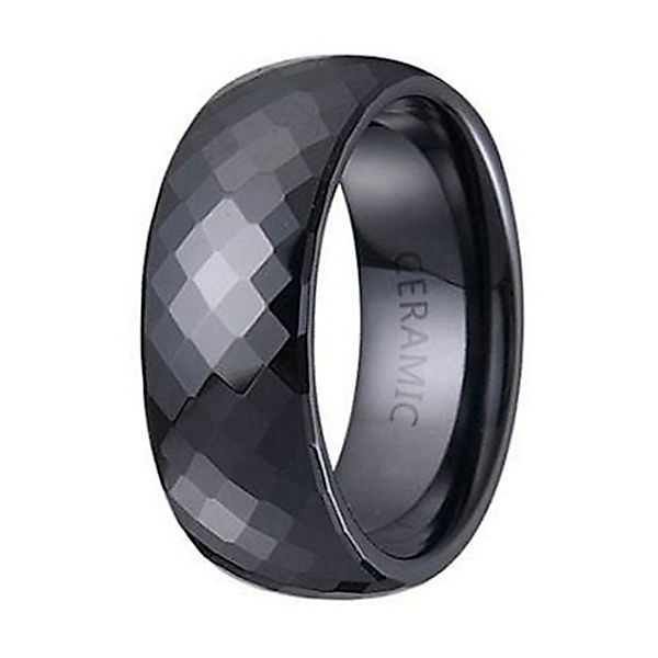Vivance Partnerring "YIN YANG" Facettierter tiefschwarzer günstig online kaufen