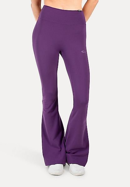 Smilodox Leggings Aurica, Figurbetonte High Waist Schlagleggings mit 3D Rub günstig online kaufen