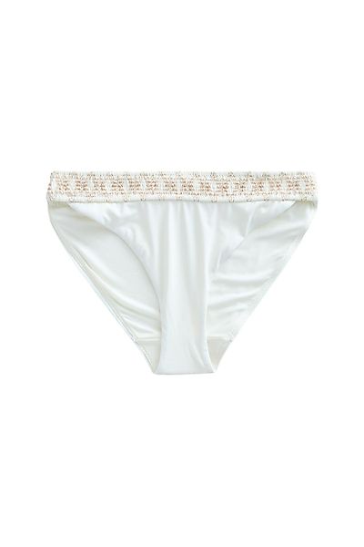 Next Bikini-Hose Gesmokte Bikinihose mit hohem günstig online kaufen