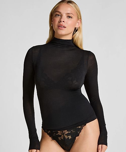 Hunkemöller Pyjama "super soft Turtleneck shirt with Cashmere" günstig online kaufen