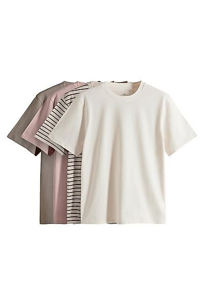 The Set T-Shirt The Set Relaxed Fit T-Shirts, 4er-Pack (4-tlg) günstig online kaufen