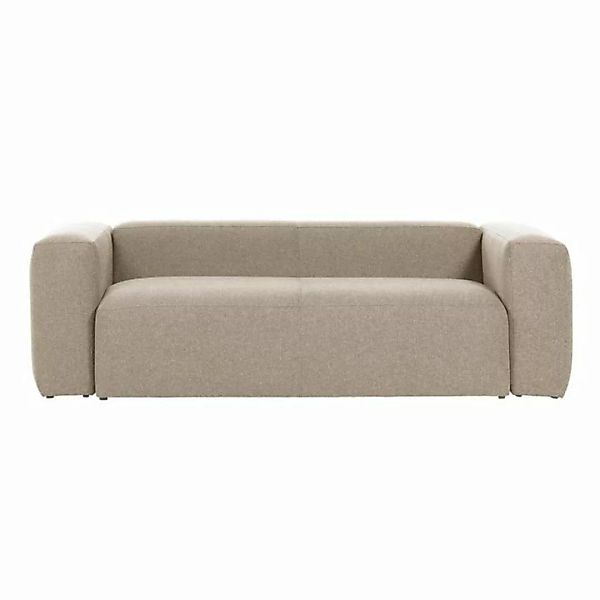 Natur24 Sofa Sofa Blok 3-Sitzer beige 240cm Couch Sitzgarnitur günstig online kaufen