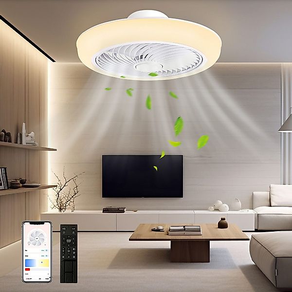 Sunicol Deckenventilator Deckenventilator mit beleuchtung, Smart günstig online kaufen
