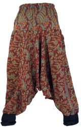 Guru-Shop Relaxhose Flauschige Haremshose, Boho Pluderhose,.. günstig online kaufen
