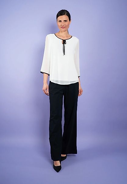 Seidel Moden Chiffonbluse, 3/4 -Arm mit transparenten Ärmeln und MADE IN GE günstig online kaufen