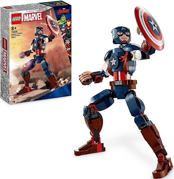 LEGO® Captain America Baufigur (76258), LEGO® günstig online kaufen