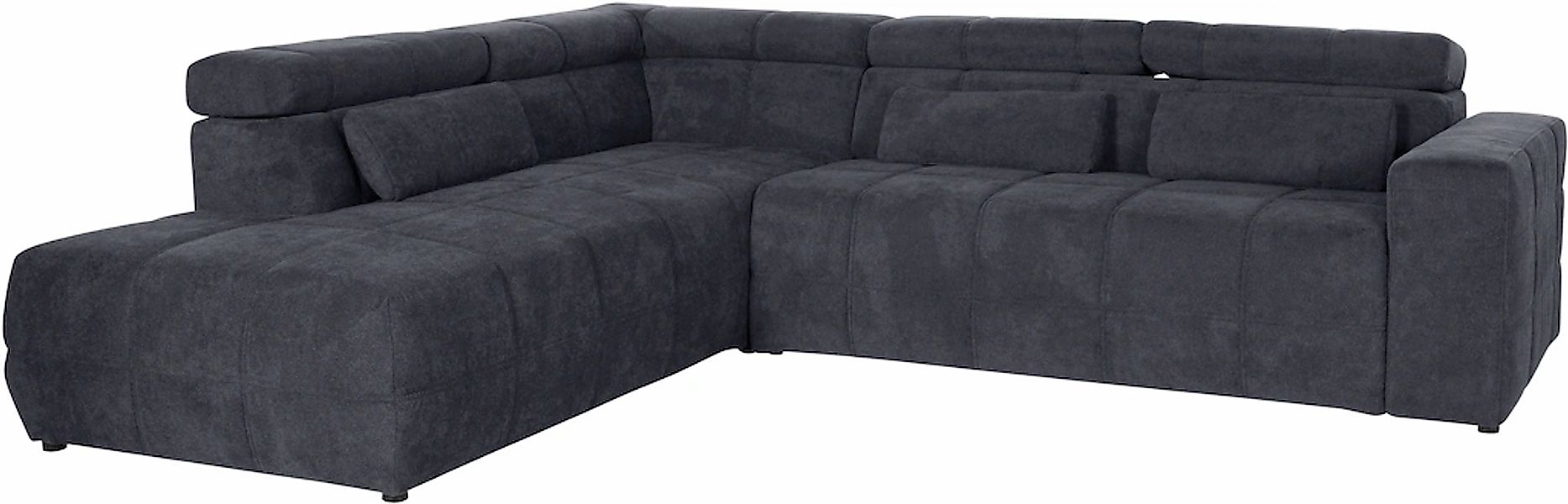DOMO collection Ecksofa "Brandon L-Form, auch in Leder" inklusive Kopfteilv günstig online kaufen