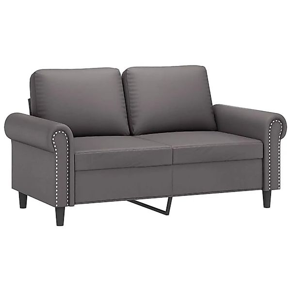 vidaXL 2-Sitzer-Sofa Grau 120 cm Kunstleder 359501 günstig online kaufen