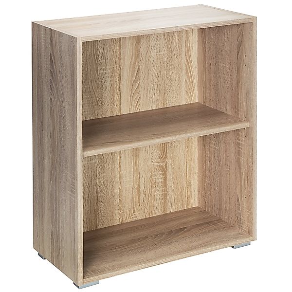 Casaria Bücherregal Vela, Eiche Holz 2 günstig online kaufen