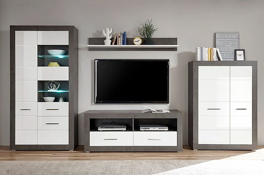 INOSIGN Wohnwand "Etero", (Set, 4 St.) günstig online kaufen