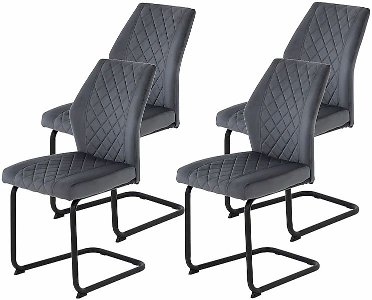 HELA Freischwinger "Freischwinger DALLAS 140kg belastbar, mit Rautensteppun günstig online kaufen