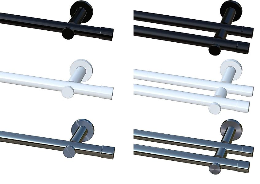 Garduna Gardinenstange Ø 20mm / 1- günstig online kaufen