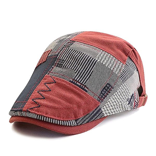 Sporty Flat Cap Gatsby Retro Patch günstig online kaufen