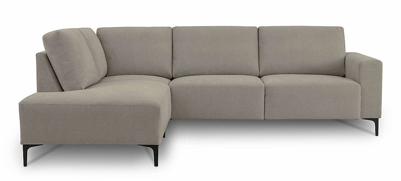 Home affaire Ecksofa "Tournon, L-Form, Breite 256 cm, Webstoff, Chenille" D günstig online kaufen