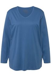 Ulla Popken T-Shirt Shirt V-Ausschnitt Relaxed günstig online kaufen