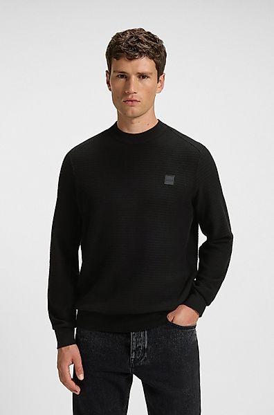 BOSS ORANGE Strickpullover "Anion" Rundhalsausschnitt, Regular Fit, BOSS-La günstig online kaufen