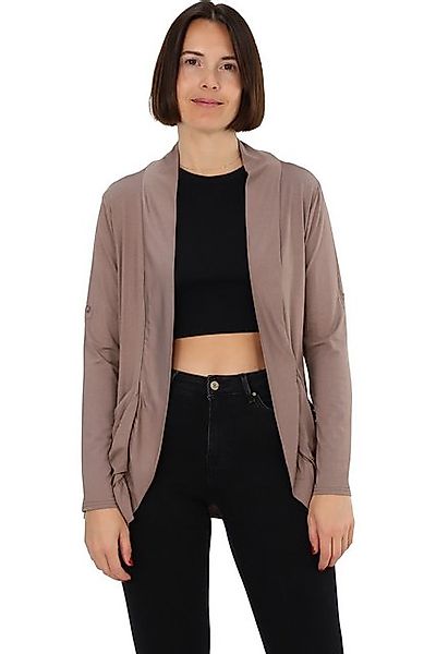 malito more than fashion Cardigan 728 elastische Shirtjacke mit krempelbare günstig online kaufen