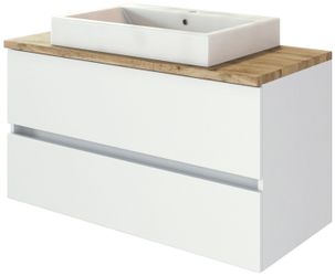 welltime Waschtisch "Livorno" Set, 2 Stk. tlg. mit 2 Schubladen, Keramik günstig online kaufen