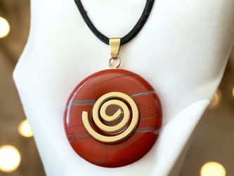 Steinfixx® Lange Kette echter Edelsteindonut 30 günstig online kaufen