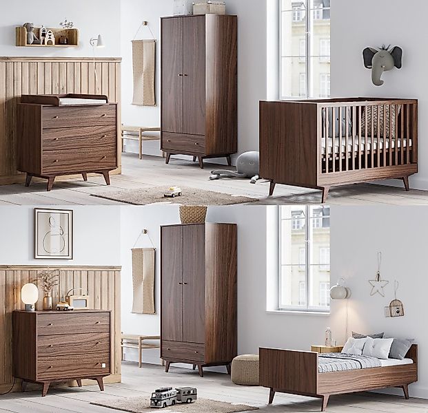 QMM TraumMöbel Babyzimmer-Komplettset Babyzimmer komplett Set Maddy Kleider günstig online kaufen