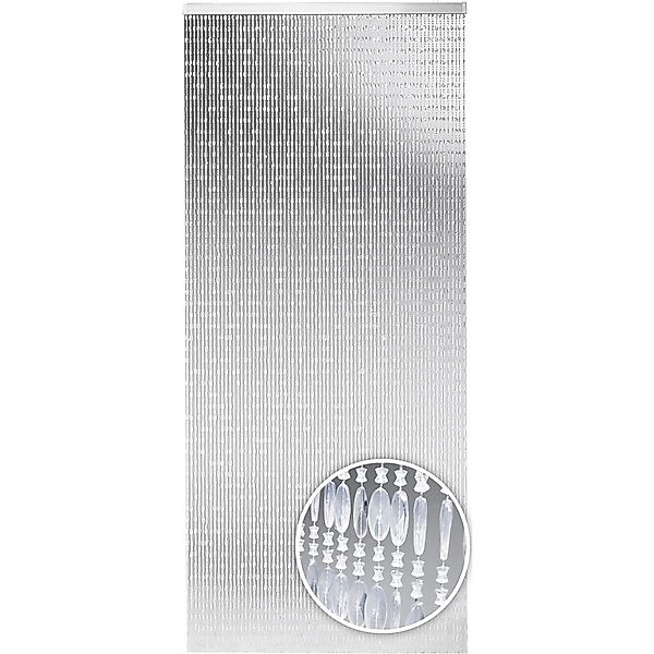 Kobolo Türvorhang DIAMONDS Kunststoff Klar 72 Stränge 90x200 cm günstig online kaufen