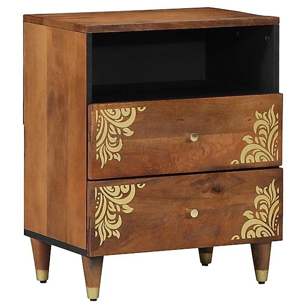vidaXL Nachttisch Honigbraun 50 x 33 x 62 cm Massives Mangoholz 4018746 günstig online kaufen