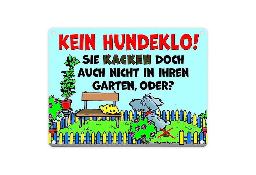 speecheese Metallschild Kein Hundeklo Metallschild in 15x20 cm als Hinweis günstig online kaufen