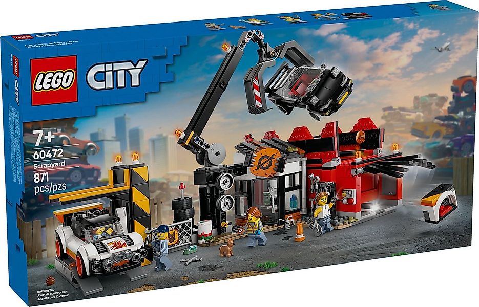 LEGO® LEGO® City 60472 Schrottplatz mit Autos Konstruktionsspielsteine günstig online kaufen