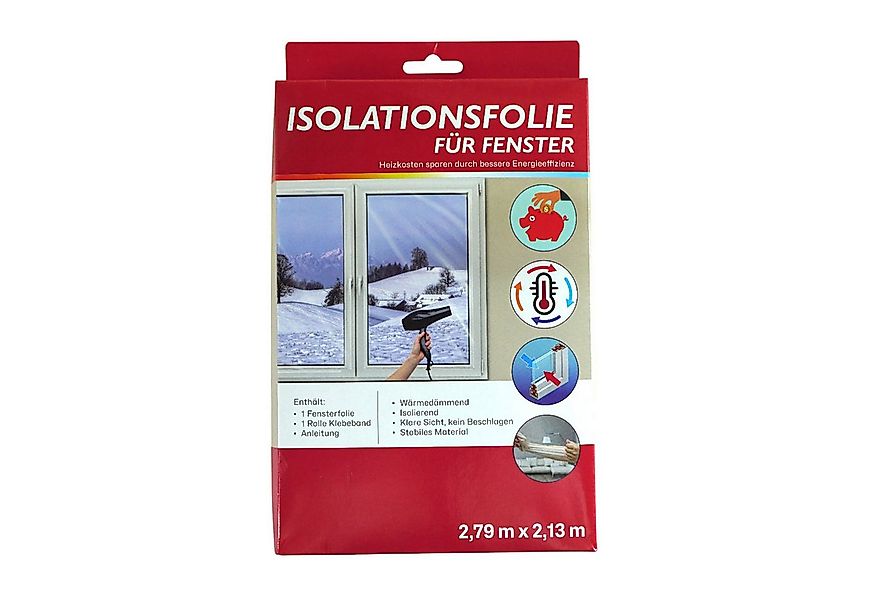 HAC24 Fensterfolie 4x Isolationsfolie für Fenster Isolierfolie Wärmeschutz günstig online kaufen