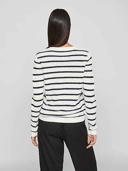Vila Rundhalspullover VIDALO O-NECK L/S STRIPE günstig online kaufen