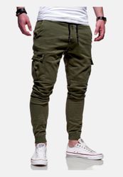 behype Cargohose "LANE" mit elastischem Bund günstig online kaufen