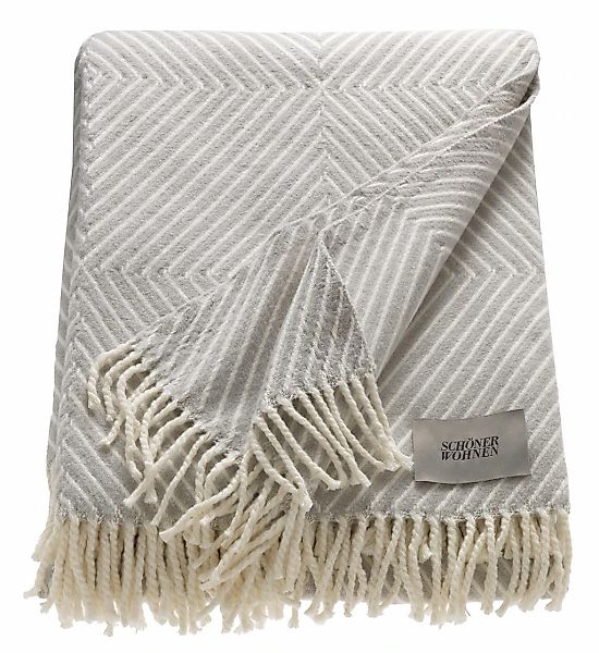 SCHÖNER WOHNEN-Kollektion Wohndecke "Tebas" mit Streifenmuster, Kuscheldeck günstig online kaufen
