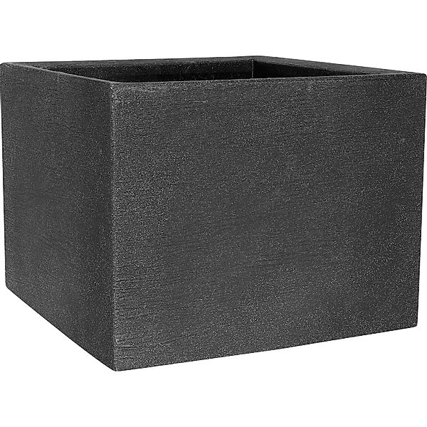 Geli Pflanzkübel Geli Pflanztopf Kubus 50 x 50 x 42 cm anthrazit günstig online kaufen