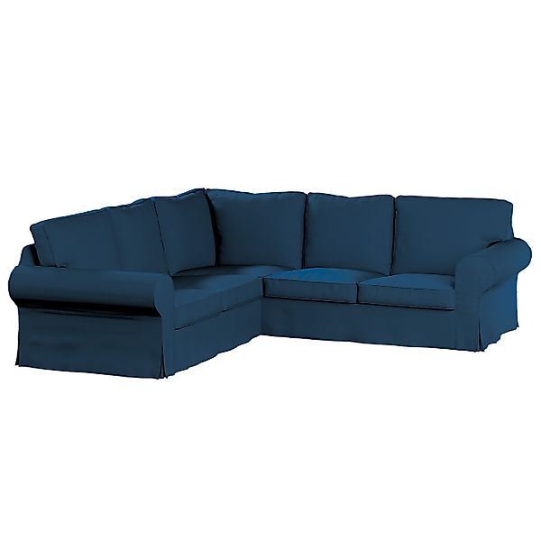 Bezug für Ektorp Ecksofa, marinenblau , Sofahusse für Ektorp Ecksofa, Cotto günstig online kaufen