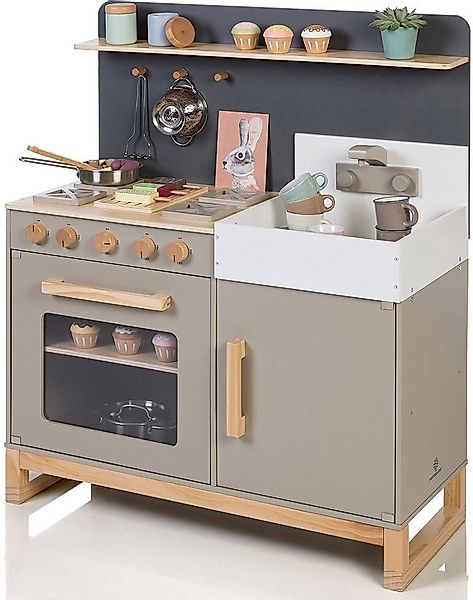 MUSTERKIND® Spielküche Linum, warmgrau/natur Holz günstig online kaufen