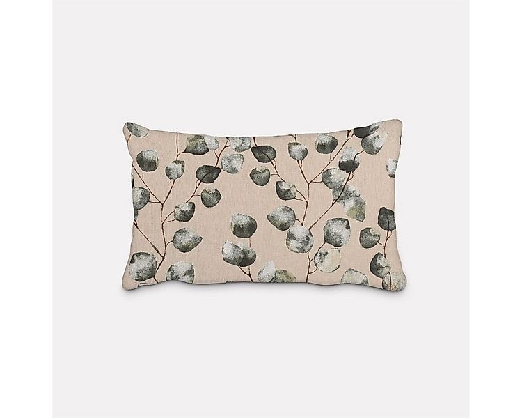 SCHÖNER LEBEN. Dekokissen SCHÖNER LEBEN. Kissenhülle Eukalyptus Leaves Euka günstig online kaufen