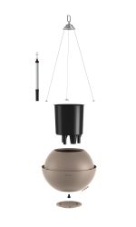 Lechuza® Blumentopf Bola Color 32 sandbraun günstig online kaufen