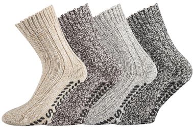 FussFreunde ABS-Socken 4 Paar superweiche ABS-Norwegersocken, günstig online kaufen